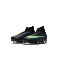 Nike Mercurial Superfly 11 Academy (MG) Grass/Artificial Grass Football Boots Toddlers Black Bright Green Silver Grey