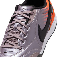 Nike Tiempo Streetgato Premium Street Football Shoes Light Purple Black Orange