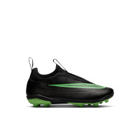Nike Mercurial Vapor 17 Club (MG) Flex Grass/Artificial Grass Football Boots Kids Black Bright Green Silver Grey