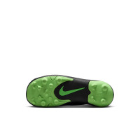 Nike Mercurial Vapor 17 Club (MG) Flex Grass/Artificial Grass Football Boots Kids Black Bright Green Silver Grey