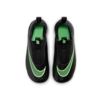 Nike Mercurial Vapor 17 Club (MG) Flex Grass/Artificial Grass Football Boots Kids Black Bright Green Silver Grey
