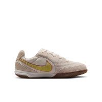 Nike Tiempo Streetgato Premium Kids Beige Lemon Moon Particle Street Football Shoes