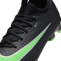 Nike Mercurial Vapor 17 Academy (MG) Grass/Artificial Grass Football Boots Toddlers Black Bright Green Silver Grey