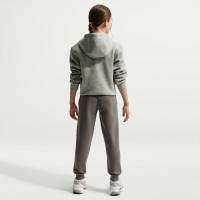 Nike Club Fleece Sweat Pants Kids Dark Grey White