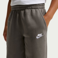 Nike Sportswear Club Fleece Trainingspak Hooded Kids Donkergrijs Wit