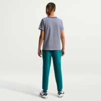 Nike Club Fleece Joggingbroek Kids Turquoise Wit