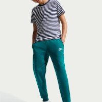 Nike Club Fleece Joggingbroek Kids Turquoise Wit