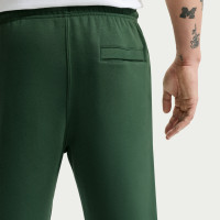 Nike Club Fleece Sweat Pants Dark Green White