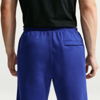 Nike Club Fleece Sweat Pants Dark Blue White