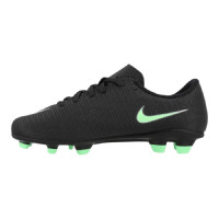 Nike Mercurial Vapor 17 Club (MG) Gras / Kunstgras Voetbalschoenen Peuters/Kleuters Zwart Felgroen Zilvergrijs