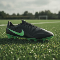 Nike Tiempo Academy Maestro (MG) Grass/Artificial Grass Football Boots Black Bright Green Silver Grey