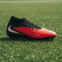 Nike Phantom 6 High Academy (MG) Grass/Artificial Grass Football Boots Black Bright Red Gold