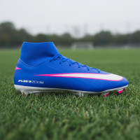 Nike Zoom Mercurial Academy Superfly 10 Grass/Artificial Grass Football Boots (MG) Blue White Hot Pink