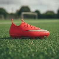 Nike Mercurial Vapor 17 Academy (MG) Grass/Artificial Grass Football Boots Kids Bright Red Black Gold