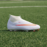 Nike Mercurial Superfly 11 Academy (MG) Grass/Artificial Grass Football Boots Kids White Bright Red Gold