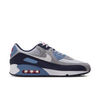 Nike Sneakers Air Max 90 Geyser Grey Work Blue Wit Grijs Zwart