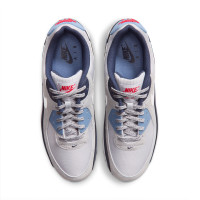 Nike Sneakers Air Max 90 Geyser Grey Work Blue Wit Grijs Zwart