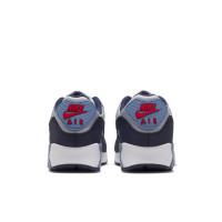 Nike Sneakers Air Max 90 Geyser Grey Work Blue Wit Grijs Zwart