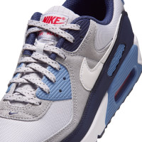 Nike Sneakers Air Max 90 Geyser Grey Work Blue Wit Grijs Zwart