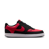 Nike Court Vision Sneakers Low Black Red Red White