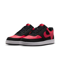 Nike Court Vision Sneakers Low Black Red Red White