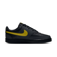 Nike Court Vision Sneakers Low Dark Grey Yellow Black