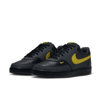 Nike Court Vision Sneakers Low Dark Grey Yellow Black