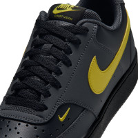 Nike Court Vision Sneakers Low Dark Grey Yellow Black