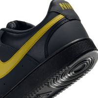 Nike Court Vision Sneakers Low Dark Grey Yellow Black