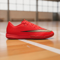 Nike Mercurial Vapor 17 Academy (IN) Indoor Football Boots Bright Red Black Gold