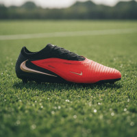 Nike Phantom 6 Low Elite (AG) Artificial Grass Football Boots Black Bright Red Gold