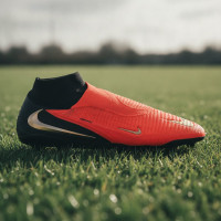 Nike Phantom 6 High Elite (AG) Artificial Grass Football Boots Black Bright Red Gold