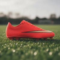 Nike Mercurial Vapor 17 Club (MG) Grass/Artificial Grass Football Boots Bright Red Black Gold
