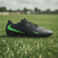 Nike Phantom 6 Low Academy (MG) Grass/Artificial Grass Football Boots Black Bright Green
