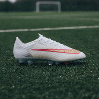 Nike Zoom Mercurial Superfly 11 Elite (SG) Iron Stud Football Boots White Bright Red Gold
