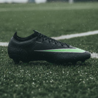 Nike Mercurial Vapor 17 Elite Iron Stud (SG) Football Boots Black Bright Green Silver Grey