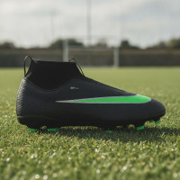 Nike Mercurial Superfly 11 Academy (MG) Gras / Kunstgras Voetbalschoenen Kids Zwart Felgroen Zilvergrijs