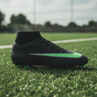 Nike Mercurial Superfly 11 Club (MG) Grass/Artificial Grass Football Boots Black Bright Green Silver Grey