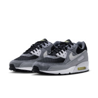 Nike Sneakers Air Max 90 Zwart Platinum Grijs Lemon