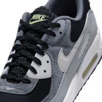 Nike Sneakers Air Max 90 Zwart Platinum Grijs Lemon