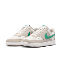Nike Court Vision Sneakers Low Beige Green Cream White