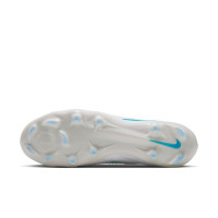 Nike Phantom 6 Low Pro (FG) Gras Voetbalschoenen Wit Turquoise