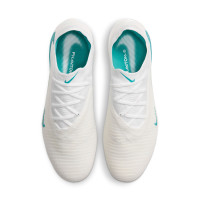 Nike Phantom 6 Low Elite (AG) Kunstgras Voetbalschoenen Wit Turquoise