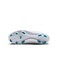 Nike Mercurial Superfly 11 Club (MG) Gras / Kunstgras Voetbalschoenen Kids Wit Turquoise