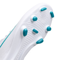 Nike Mercurial Superfly 11 Club (MG) Gras / Kunstgras Voetbalschoenen Kids Wit Turquoise