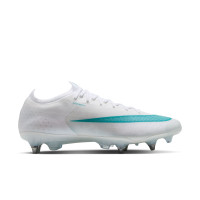 Nike Mercurial Vapor 17 Elite (SG) Iron Stud Football Boots White Turquoise
