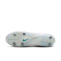 Nike Mercurial Vapor 17 Elite (SG) Iron Stud Football Boots White Turquoise