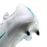 Nike Mercurial Vapor 17 Elite (SG) Iron Stud Football Boots White Turquoise