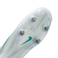Nike Mercurial Vapor 17 Elite (SG) Iron Stud Football Boots White Turquoise