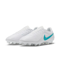 Nike Tiempo Academy Maestro (MG) Gras / Kunstgras Voetbalschoenen Wit Turquoise